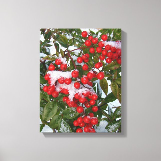 Lienzo ¡Berries y Nieve! (Anverso)