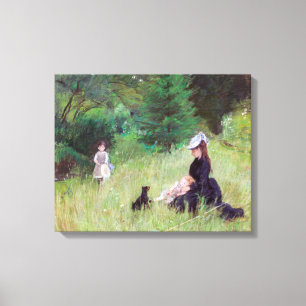 Lienzo Berthe Morisot - En un parque