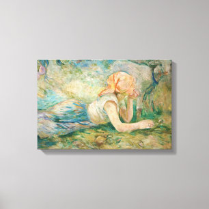 Lienzo Berthe Morisot - Pastora descansando