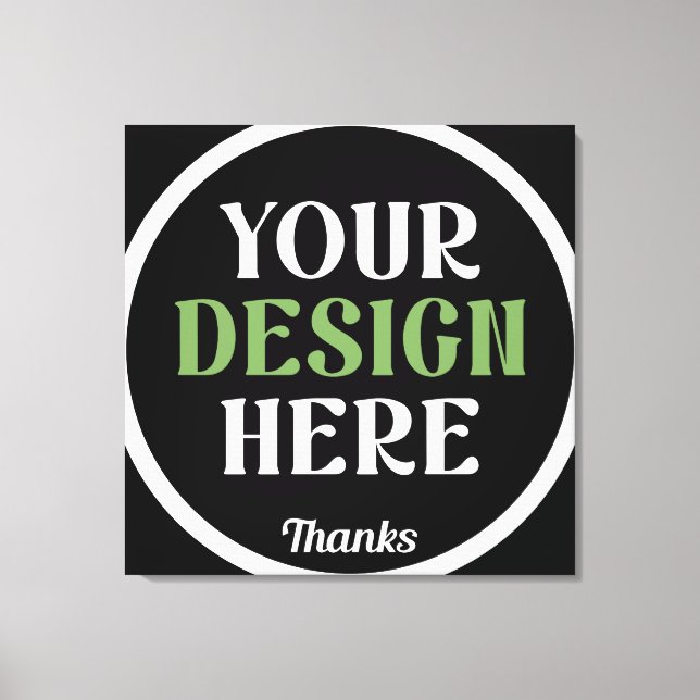 Lienzo beso hershey® personalizado, único, elegante y min (Anverso)