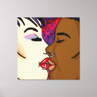 Beso romántico | Romance interracial