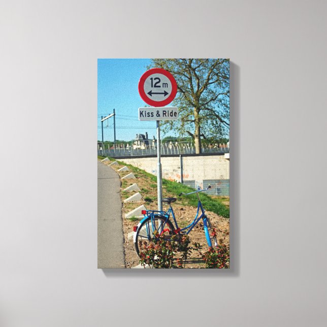 Lienzo Beso y paseo (Anverso)