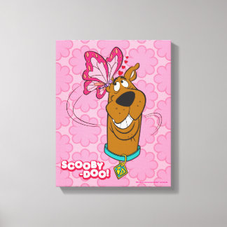 Lienzo Besos de mariposa Scooby-Doo