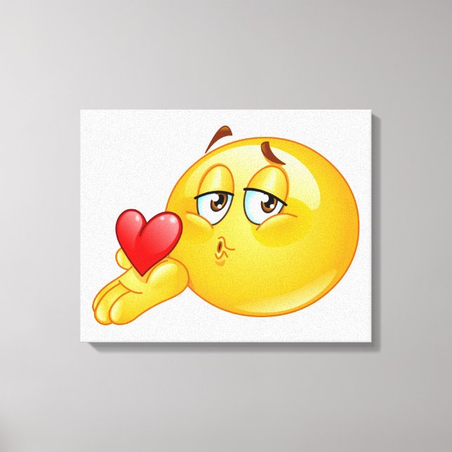 Lienzo Besos resantes (Anverso)