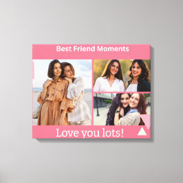 Lienzo Best Friend Moments Photo Collage – Personalized 