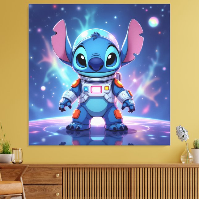 Lienzo Beste Freunde fürs Leben – Lilo & Stitch1 (Insitu (Sala de estar))