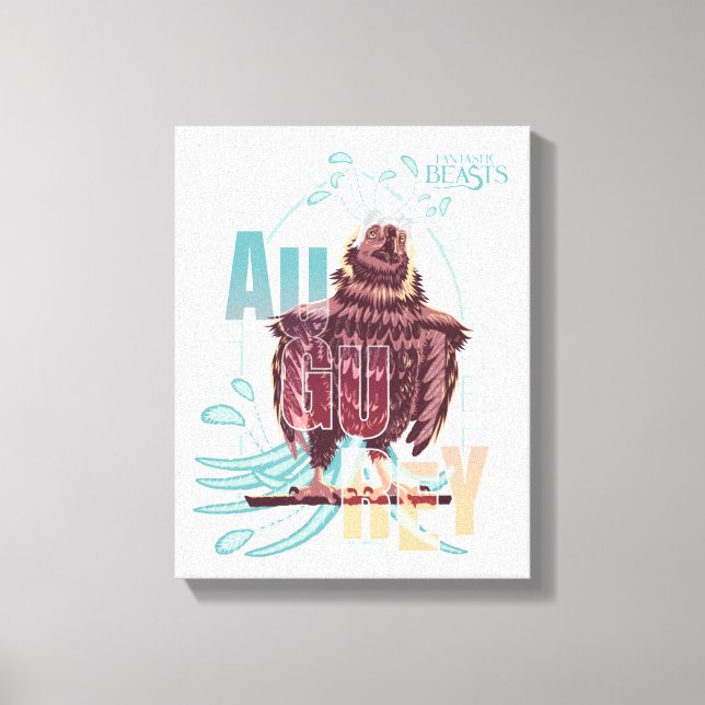 Lienzo Bestias fantásticas Augurey (Anverso)