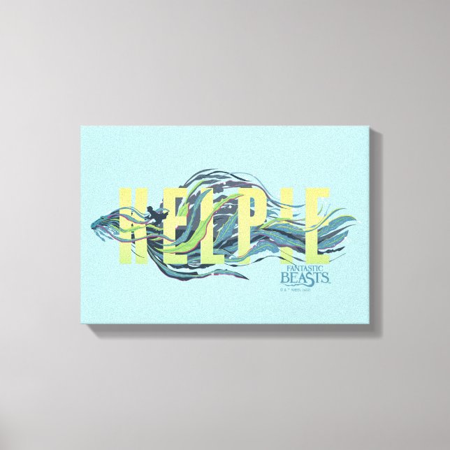 Lienzo Bestias fantásticas Kelpie (Anverso)