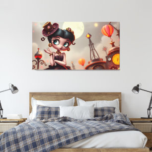 Lienzo Betty Steampunk 2