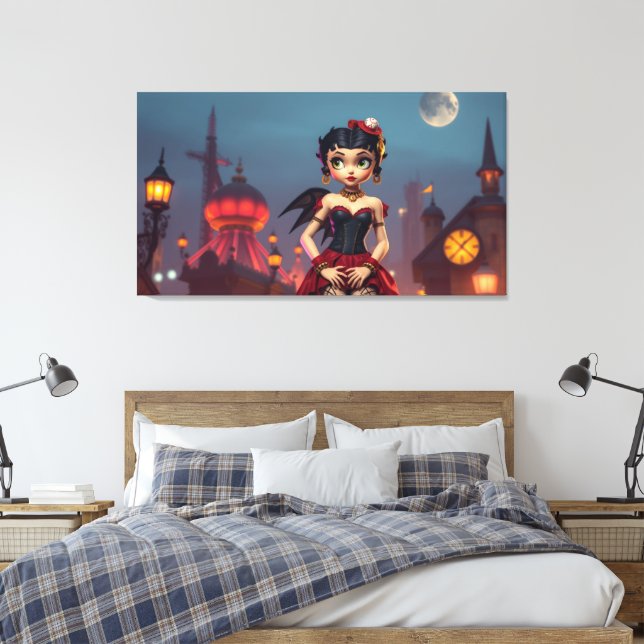 Lienzo Betty Steampunk 3 (Insitu(Dormitorio))