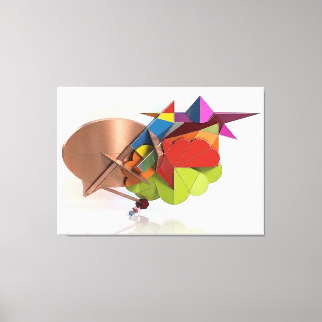 Lienzo Beyond the Clouds (Anverso)