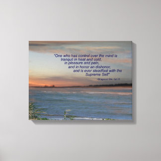 Lienzo Bhagavad Gita Control Sobre La Mente