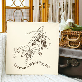 Lienzo Bi-planos Art Deco - deja volar tu imaginación.