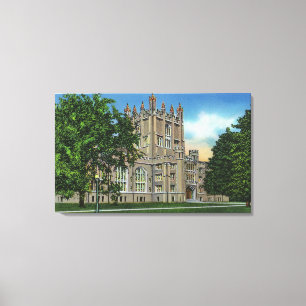 Lienzo Biblioteca conmemorativa de Thompson, universidad