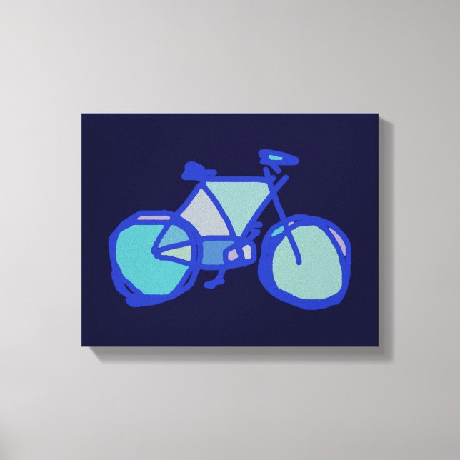 Lienzo bicicleta . bicicleta / bicicleta agradable (Anverso)
