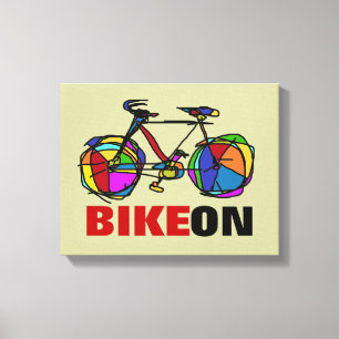 Lienzo bicicleta - biking + bici