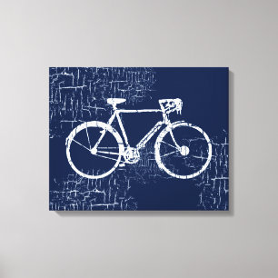 Lienzo bicicleta blanca