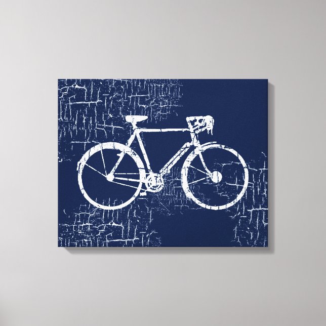 Lienzo bicicleta blanca (Anverso)