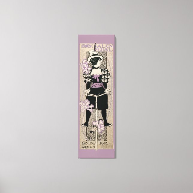 Lienzo Bicicleta CC0226 Art Nouveau (Anverso)