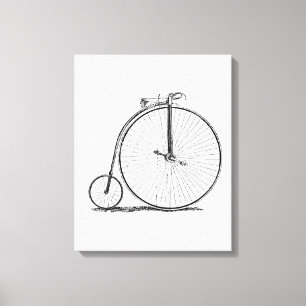 Lienzo Bicicleta de rueda alta Penny Farthing