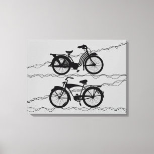 Lienzo Bicicleta Negro 1