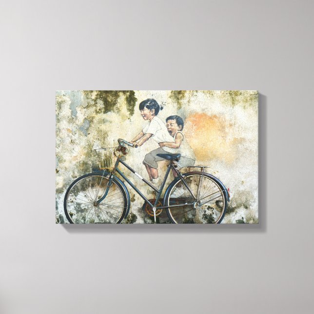 Lienzo Bicicleta | Zazzle_Growshop. (Anverso)