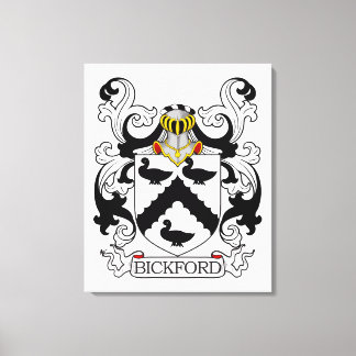 Lienzo Bickford Family Crest