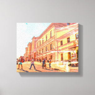 Lienzo Bielorrusia Б л а р с htminsk Arquitectura Citysca