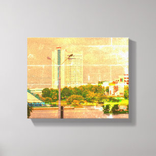 Lienzo Bielorrusia Б л а р с htminsk Arquitectura Citysca