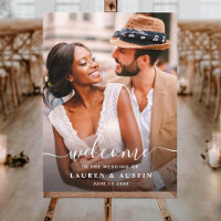 Bienvenida a Boda fotográfico caprichoso de caligr