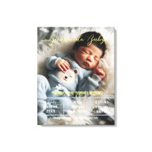 Bienvenida | Foto Personalizado Recién Nacidos, Es