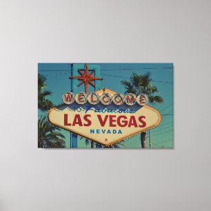 Lienzo Bienvenidos A Las Vegas Wall Art