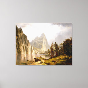 Lienzo Bierstadt - Río Merced, Valle Yosemite