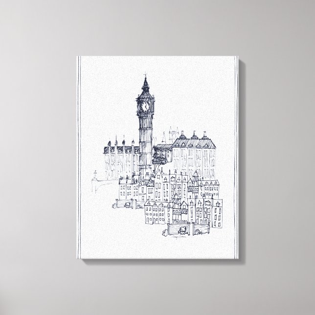 Lienzo Big Ben (Anverso)