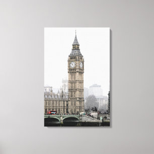 Lienzo Big Ben Londres (Acuarela)