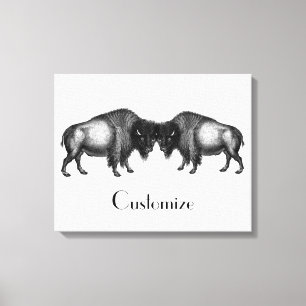 Lienzo Big Bison Buffalo Thunder_Cove