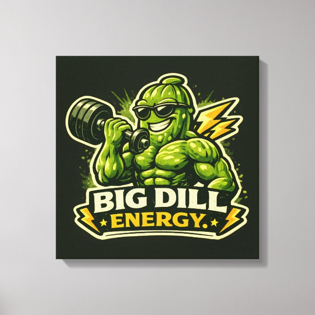 Lienzo Big Dill Energy - Foodie Fiends (Anverso)