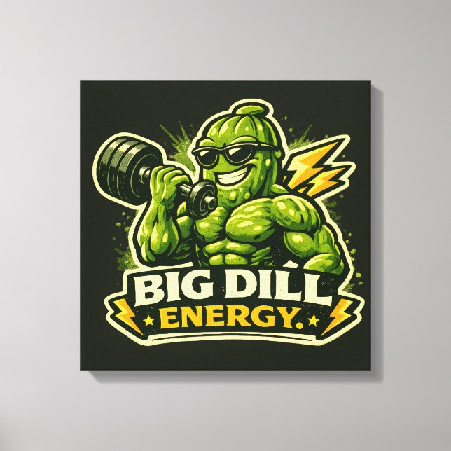 Lienzo Big Dill Energy - Foodie Fiends (Anverso)