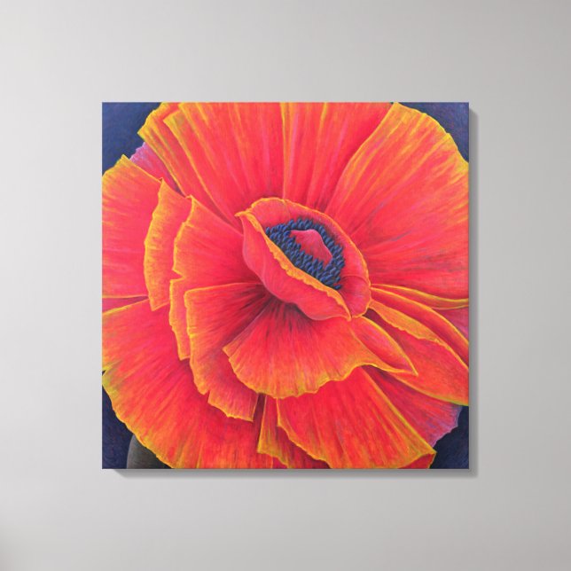 Lienzo Big Poppy 2003 (Anverso)
