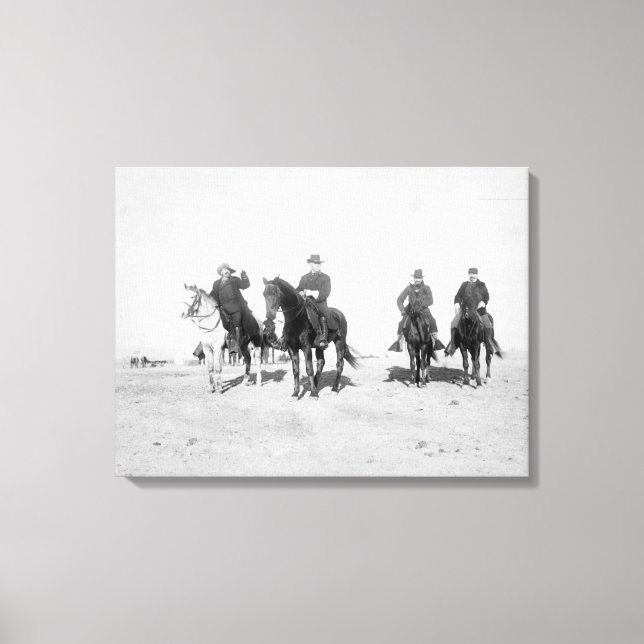 Lienzo Bill Búfalo, Millas Generales, Capitán Baldwin (Anverso)