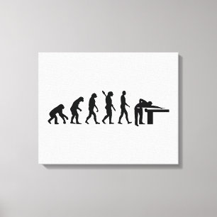 Lienzo Billares de la evolución