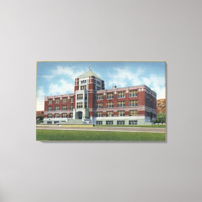 Lienzo Billings, Montana - Estado de Montana Oriental (Anverso)