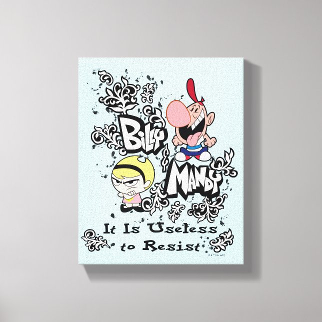 Lienzo Billy & Mandy - Inútil para resistir (Anverso)