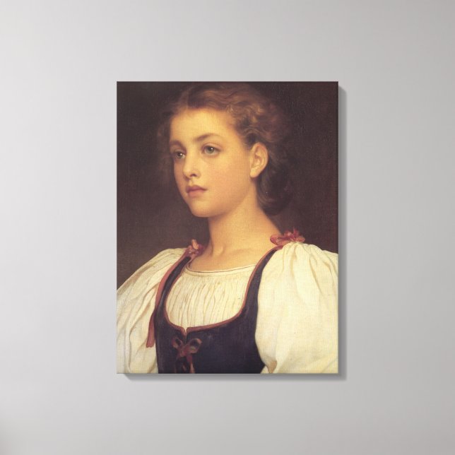 Lienzo Biondina (de Frederic Leighton) (Anverso)