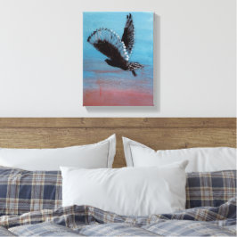 Lienzo Bird Painting Sunrise Owl
