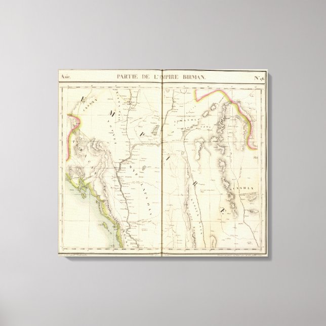 Lienzo Birmania, Asia 96 (Anverso)