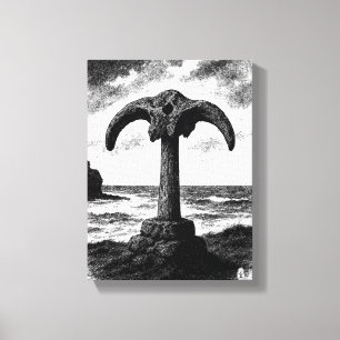 Lienzo Birsay Ballena hueso – Monumento de Tinta de Orkne