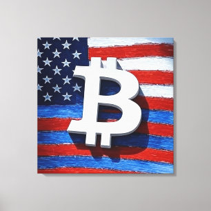 Lienzo Bitcoin USA