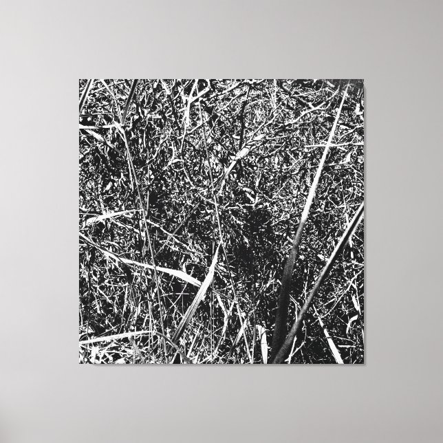 Lienzo Black Alien Grass (Anverso)