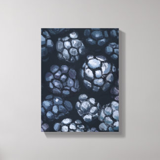 Lienzo Black Currant Painting - Still-Life Illustration